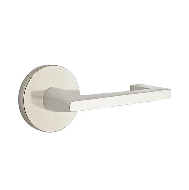 Emtek - Privacy, Disk Rosette, Argos Lever, LH, US15 - Satin Nickel