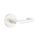 Emtek - Passage, Disk Rosette, Argos Lever, LH, US26 - Polished Chrome