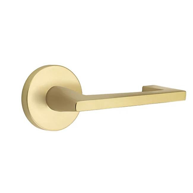 Emtek - Dummy, Disk Rosette, Argos Lever, US4 - Satin Brass