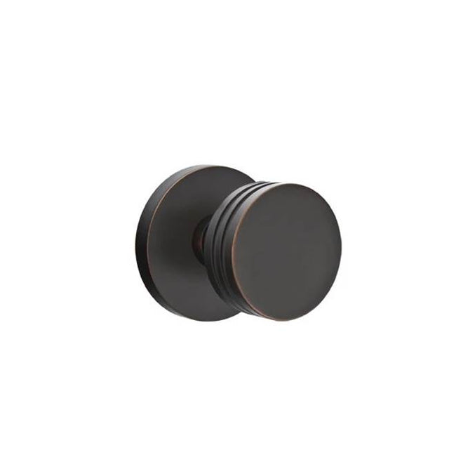 Emtek - Dummy, Disk Rosette, Bern Knob, US10B - Oil Rubbed Bronze