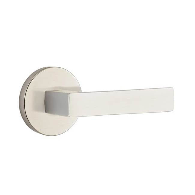Emtek - Privacy, Disk Rosette, Dumont Lever, RH, US15 - Satin Nickel