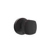 Emtek - Passage, Disk Rosette, Freestone Square Knob, US10B - Oil Rubbed Bronze