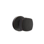 Emtek - Passage, Disk Rosette, Freestone Square Knob, US10B - Oil Rubbed Bronze