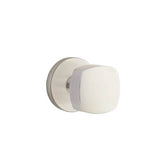 Emtek - Dummy, Disk Rosette, Freestone Square Knob, US15 - Satin Nickel