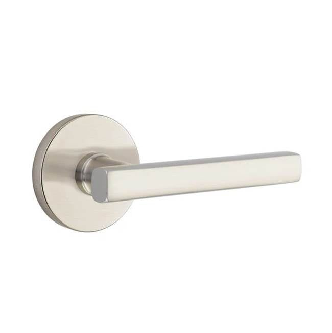 Emtek - Dummy, Disk Rosette, Freestone Lever, US15 - Satin Nickel