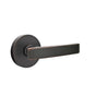 Emtek - Privacy, Disk Rosette, Geneva Lever, RH, US10B - Oil Rubbed Bronze