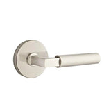 Emtek - Passage, Disk Rosette, Hercules Lever, RH, US15 - Satin Nickel