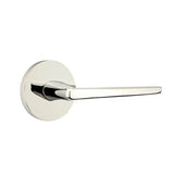 Emtek - Concealed, Privacy, Disk Rosette, Hermes Lever, US14 - Polished Nickel