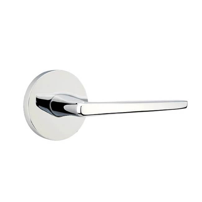 Emtek - Privacy, Disk Rosette, Hermes Lever, LH, US26 - Polished Chrome