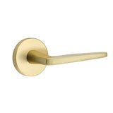 Emtek - Privacy, Disk Rosette, Hermes Lever, LH, US4 - Satin Brass