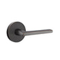 Emtek - Passage, Disk Rosette, Helios Lever, LH, US10B - Oil Rubbed Bronze