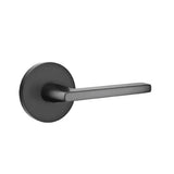 Emtek - Passage, Disk Rosette, Helios Lever, LH, US19 - Flat Black