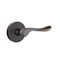 Emtek - Privacy, Disk Rosette, Luzern Lever, RH, US10B - Oil Rubbed Bronze