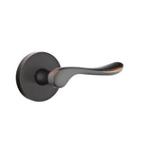 Emtek - Passage, Disk Rosette, Luzern Lever, LH, US10B - Oil Rubbed Bronze