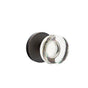Emtek - Privacy, Disk Rosette, Modern Disc Crystal Knob, US10B - Oil Rubbed Bronze