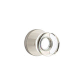 Emtek - Dummy, Disk Rosette, Modern Disc Crystal Knob, US15 - Satin Nickel