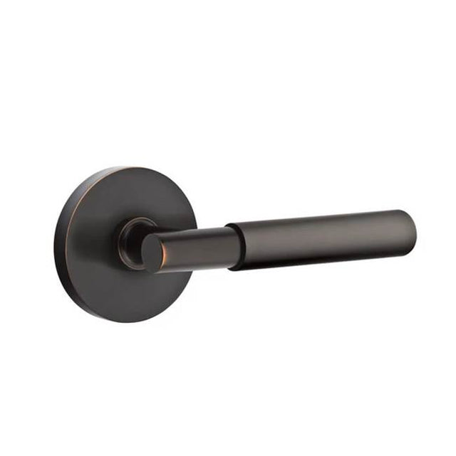 Emtek - Passage, Disk Rosette, Myles Lever, RH, US10B - Oil Rubbed Bronze