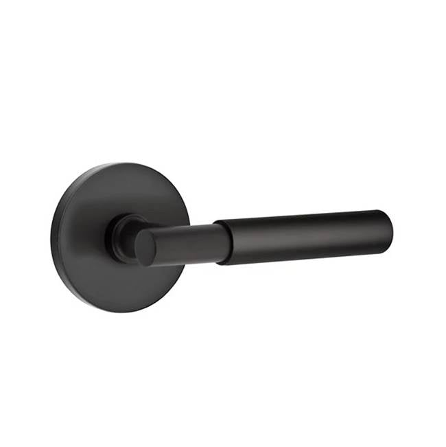 Emtek - Privacy, Disk Rosette, Myles Lever, RH, US19 - Flat Black