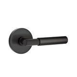 Emtek - Passage, Disk Rosette, Myles Lever, RH, US19 - Flat Black