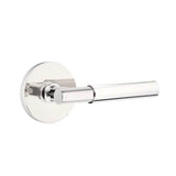 Emtek - Dummy, Disk Rosette, Myles Lever, US26 - Polished Chrome