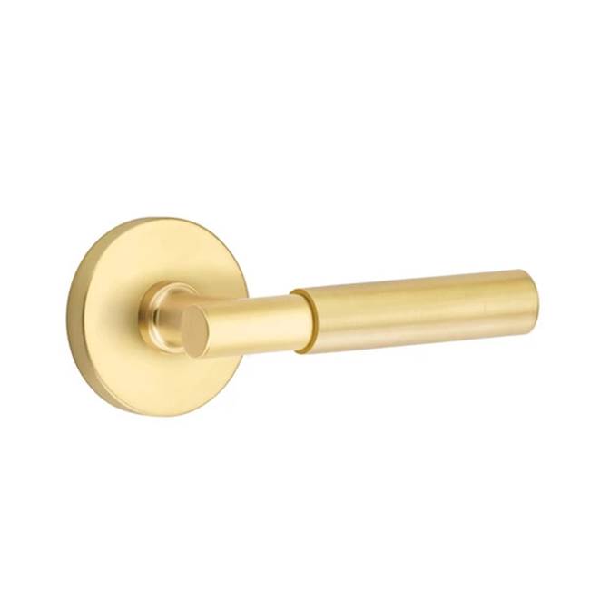 Emtek - Dummy, Disk Rosette, Myles Lever, US4 - Satin Brass