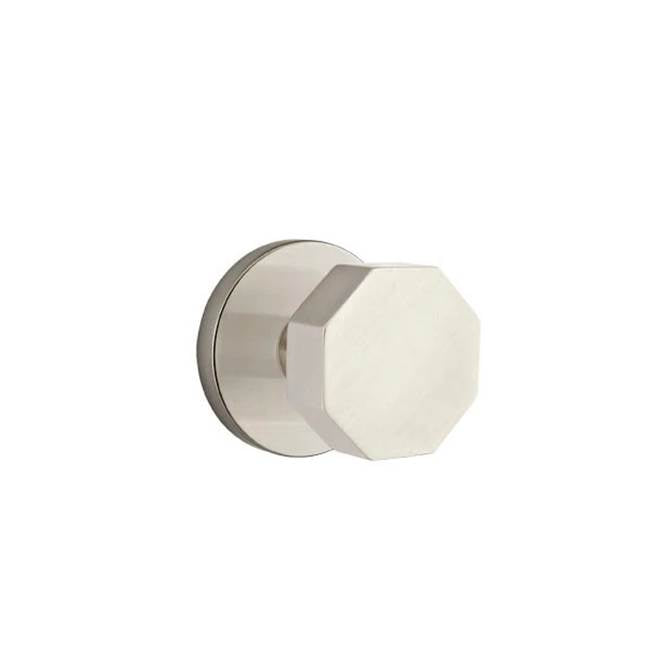 Emtek - Dummy, Disk Rosette, Octagon Knob, US15 - Satin Nickel