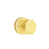 Emtek - Dummy, Disk Rosette, Octagon Knob, US3NL - Unlacquered Brass