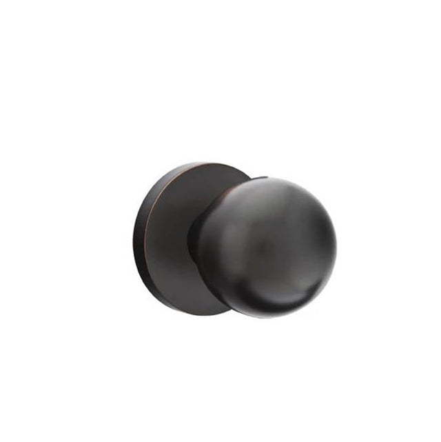 Emtek - Passage, Disk Rosette, Orb Knob, US10B - Oil Rubbed Bronze