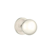 Emtek - Passage, Disk Rosette, Orb Knob, US14 - Polished Nickel