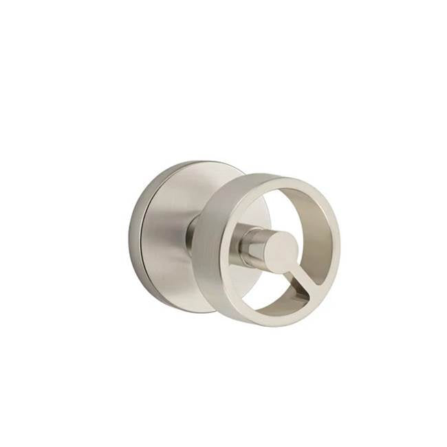 Emtek - Concealed, Privacy, Disk Rosette, Spoke Knob, US15 - Satin Nickel