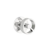 Emtek - Privacy, Disk Rosette, Spoke Knob, LH, US26 - Polished Chrome