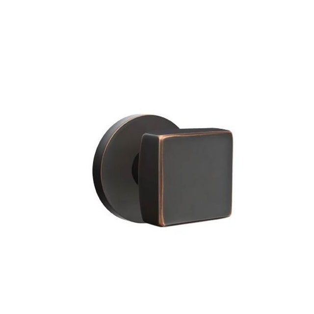 Emtek - Dummy, Disk Rosette, Square Knob, US10B - Oil Rubbed Bronze