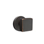 Emtek - Passage, Disk Rosette, Square Knob, US10B - Oil Rubbed Bronze