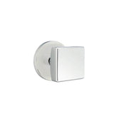 Emtek - Dummy, Disk Rosette, Square Knob, US26 - Polished Chrome