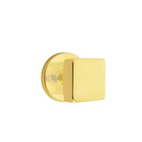 Emtek - Passage, Disk Rosette, Square Knob, US3NL - Unlacquered Brass