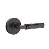 Emtek - Dummy, Disc Rosette US10B, L-Square Stem US10B, Tribeca Handle US10B - Oil Rubbed Bronze