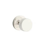 Emtek - Passage, Disk Rosette US14, Conical Stem US14, Straight Knurled Knob US14 - Polished Nickel
