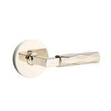 Emtek - Dummy, Disc Rosette US14, L-Square Stem US14, Tribeca Handle US14 - Polished Nickel