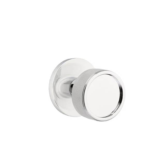 Emtek - Privacy, Disk Rosette US26, Conical Stem US26, Knurled Knob US26 - Polished Chrome