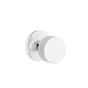 Emtek - Concealed Fastener Passage, Disk Rosette US26, Conical Stem US26, Straight Knurled Knob US26 - Polished Chrome