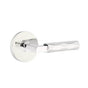 Emtek - Concealed Fastener, Passage, Disc Rosette US26, L-Square Stem US26, Tribeca Handle US26 - Polished Chrome