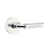 Emtek - Dummy, Disk Rosette US26, R-Bar Stem US26, Knurled Handle US26 - Polished Chrome