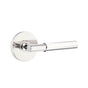 Emtek - Select Passage, Disk Rosette US26, T-Bar Stem US26, Smooth Handle US26 LH - Polished Chrome