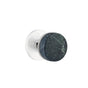 Emtek - Select Dummy, Disk Rosette US26, Conical Stem US26, Green Marble Knob - Polished Chrome