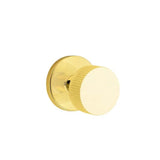 Emtek - Dummy, Disk Rosette US3NL, Conical Stem US3NL, Straight Knurled Knob US3NL - Unlacquered Brass
