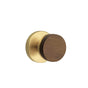 Emtek - Concealed Fastener, Select Passage, Disk Rosette US7, Conical Stem US7, Dark Walnut Knob - French Antique