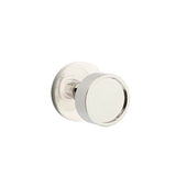 Emtek - Privacy, Disk Rosette, Verve Knob, US14 - Polished Nickel
