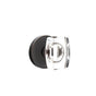 Emtek - Passage, Disk Rosette, Windsor Crystal Knob, US10B - Oil Rubbed Bronze