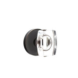 Emtek - Privacy, Disk Rosette, Windsor Crystal Knob, US10B - Oil Rubbed Bronze