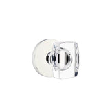 Emtek - Dummy, Disk Rosette, Windsor Crystal Knob, US26 - Polished Chrome